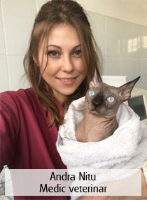 Medic veterinar Andra Nitu